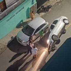 Carr tomba em Vitória (Foto/reprodução: TV Vitória)