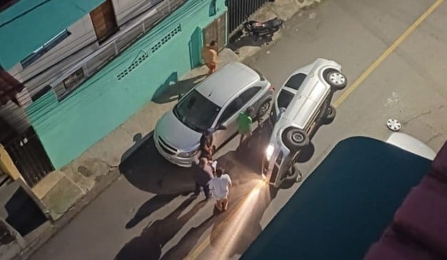 Carr tomba em Vitória (Foto/reprodução: TV Vitória)