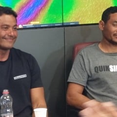 O empresário Maikel Araújo dos Santos e o montador de móveis Ronald Menezes falaram sobre o resgate no mar