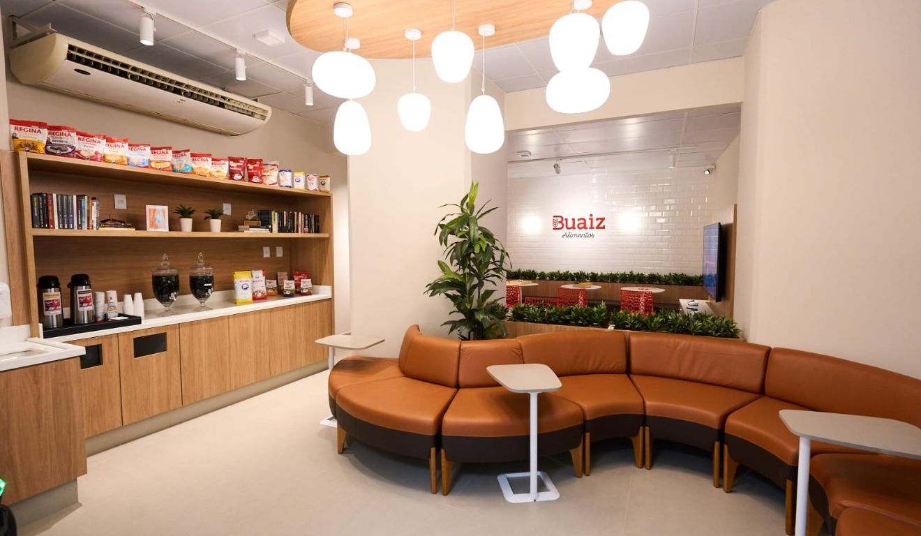 Espaço de vivência da Buaiz Alimentos
