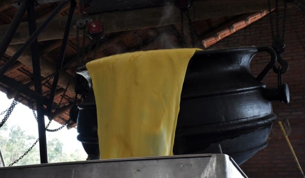 Tombo da Polenta acontece neste fim de semana e no próximo (Foto: Divulgação/Festa da Polenta)