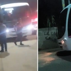 Imagens do coletivo onde o crime aconteceu (Foto/reprodução: TV Vitória)