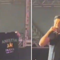 Zezé Di Camargo levanta camisa de anistia (Foto/reprodução: X)