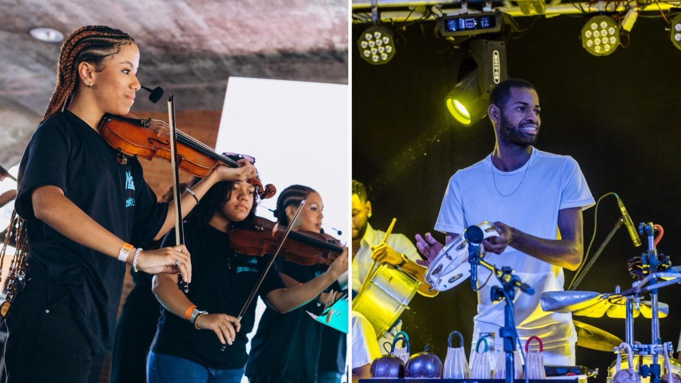Alice Patrício e Israel Cardoso, integrantes do Vale Música (Foto: arquivo pessoal)