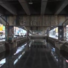 Valão na Terceira Ponte (Foto/reprodução: TV Vitória)