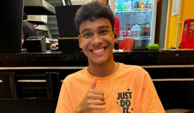 Gabriel Henrique de Souza tinha 17 anos e estava no ensino médio. Foto: Reprodução/Arquivo Pessoal