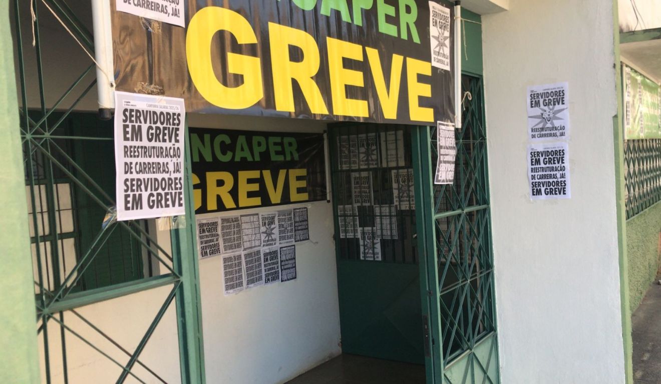 Greve dos servidores públicos (Foto/divulgação: SEGER)