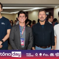 Americo Buaiz Neto, André Dias, Americo Buaiz Filho e Felipe Caroni. Foto: Everton Nunes