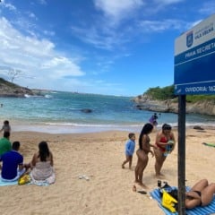Praia secreta em Vila Velha