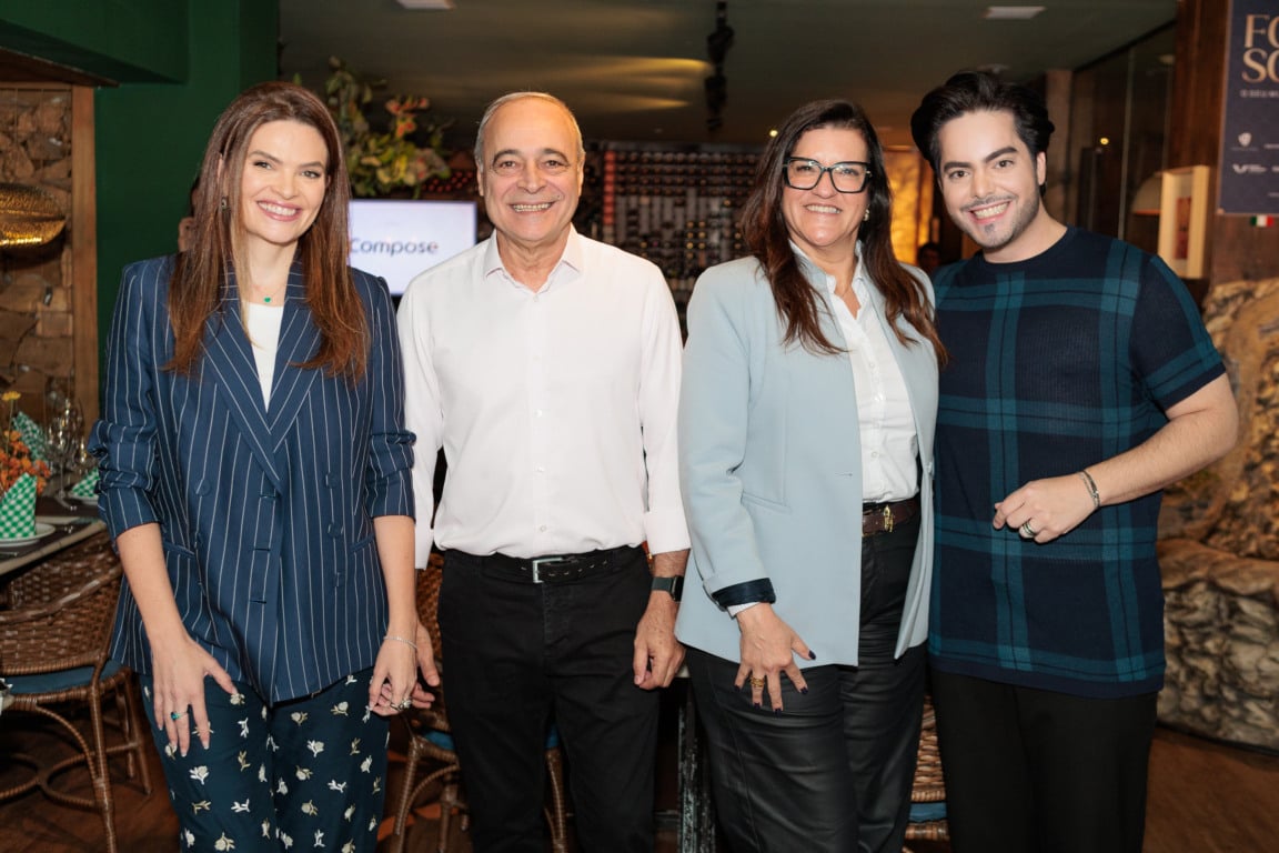 Almoço italiano do Folha Social reúne empresários e convidados em Vitória (Foto: Arthur Louzada e Everton Nunes)