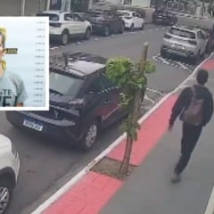 Imagem mostra Clésio Alves de Oliveira deixando apartamento em Jardim da Penha