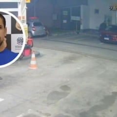 Imagem mostra Paulo da Silva de Oliveira no carro com empresário Carlos José Pereira