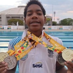 Jogos Escolares Brasileiros (Jebs) 2025. Uberlândia Matheus Ngome. Natação