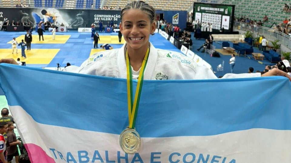 Karoliny Franco no Campeonato Brasileiro de Judô Sub-15. João Pessoa (PB). 03/10/2025