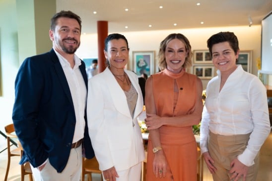 Almoço com parceiros que celebram a excelência em projetos de alto padrão
