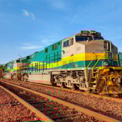 Pela primeira vez a Webtec utilizará o etanol como forma de energia em uma locomotivas. Crédito: Cristiano Oliveira/ Vale
