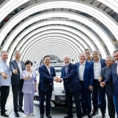 Lula na inauguração da fábrica da BYD, em Camaçari, na Bahia