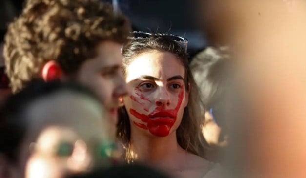 Manifestação contra a PL aborto