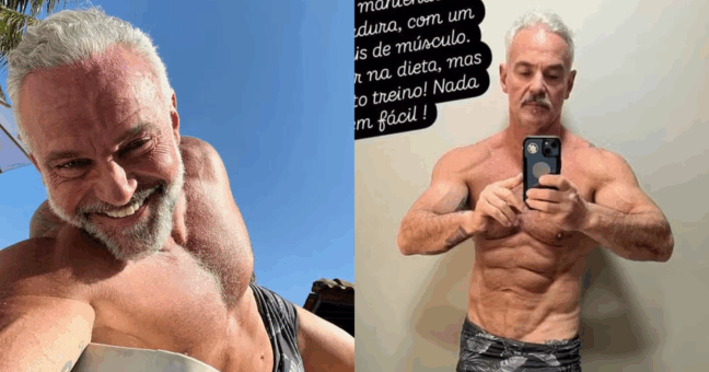 Mateus Carrieri mostra físico nas redes sociais (Foto:Reprodução/Instagram @mateuscarrieriof)
