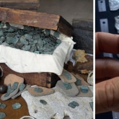 Moedas de prata e ouro são encontradas em barco naufragado