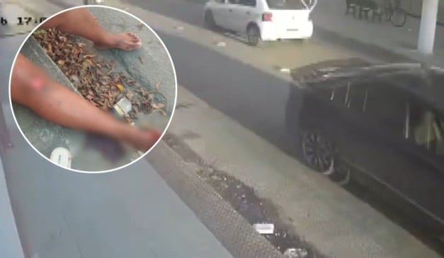 Mulher é arrastada por carro de aplicativo após discussão em Cariacica