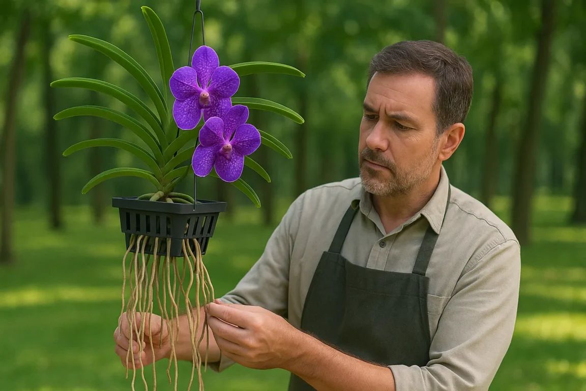 Orquídea Vanda conheça os cuidados essenciais para uma flor que vive sem terra