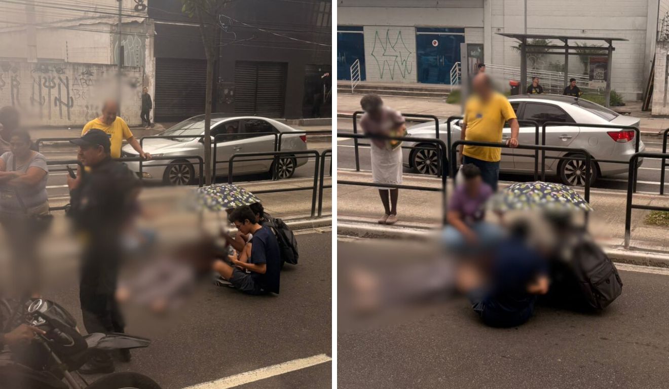 Pedestre é atropelado na Avenida Vitória na frente do Ifes