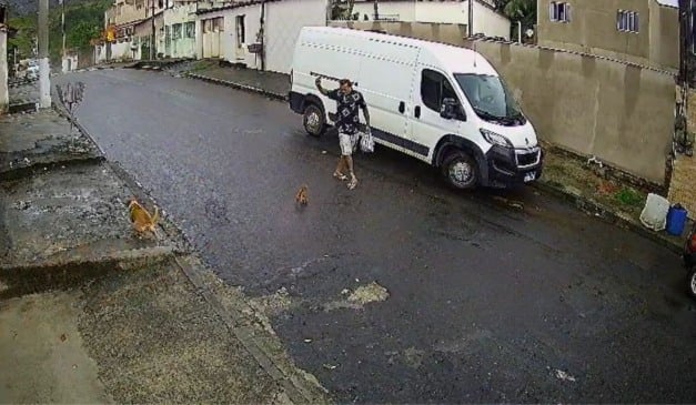 Foto: Câmera de segurança/ Reprodução 