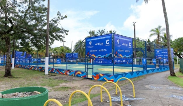 Reforma das quadras esportivas da Praia do Canto Guarderia