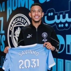 Savinho renova com o Manchester City