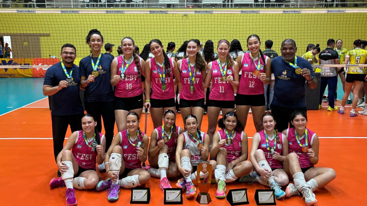 Campeonato Brasileiro de Seleções de Vôlei. Seleção Capixaba Feminina Sub-18 é campeã brasileira.