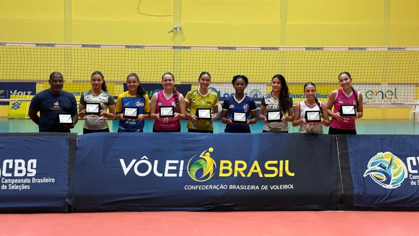 Campeonato Brasileiro de Seleções de Vôlei. Seleção Capixaba Feminina Sub-18 é campeã brasileira.