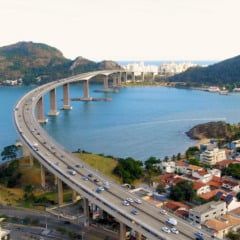 Vista aérea da Terceira Ponte