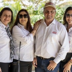 Festa animada e bem especial na fazenda dos Laranja