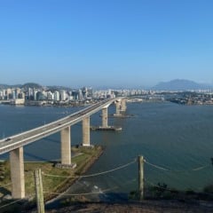 Vista do morro do moreno terceira ponte
