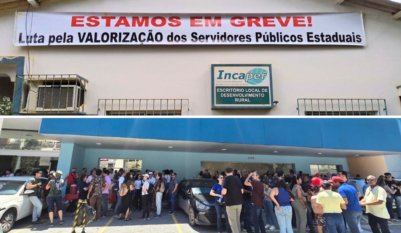 Greve dos servidores públicos (Foto/divulgação: SEGER)