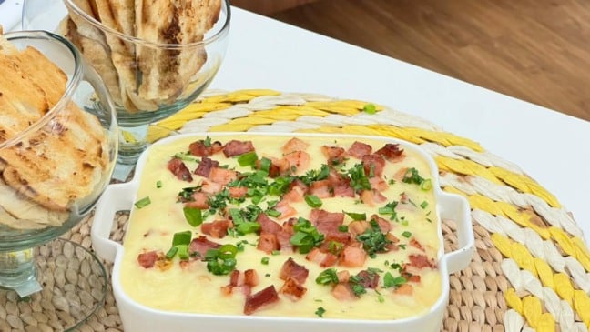 Creme de Batata com Queijo e Iscas de Frango. Foto: Roberta Salgueiro