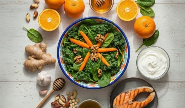 Imunidade baixa nunca mais: descubra 10 alimentos poderosos