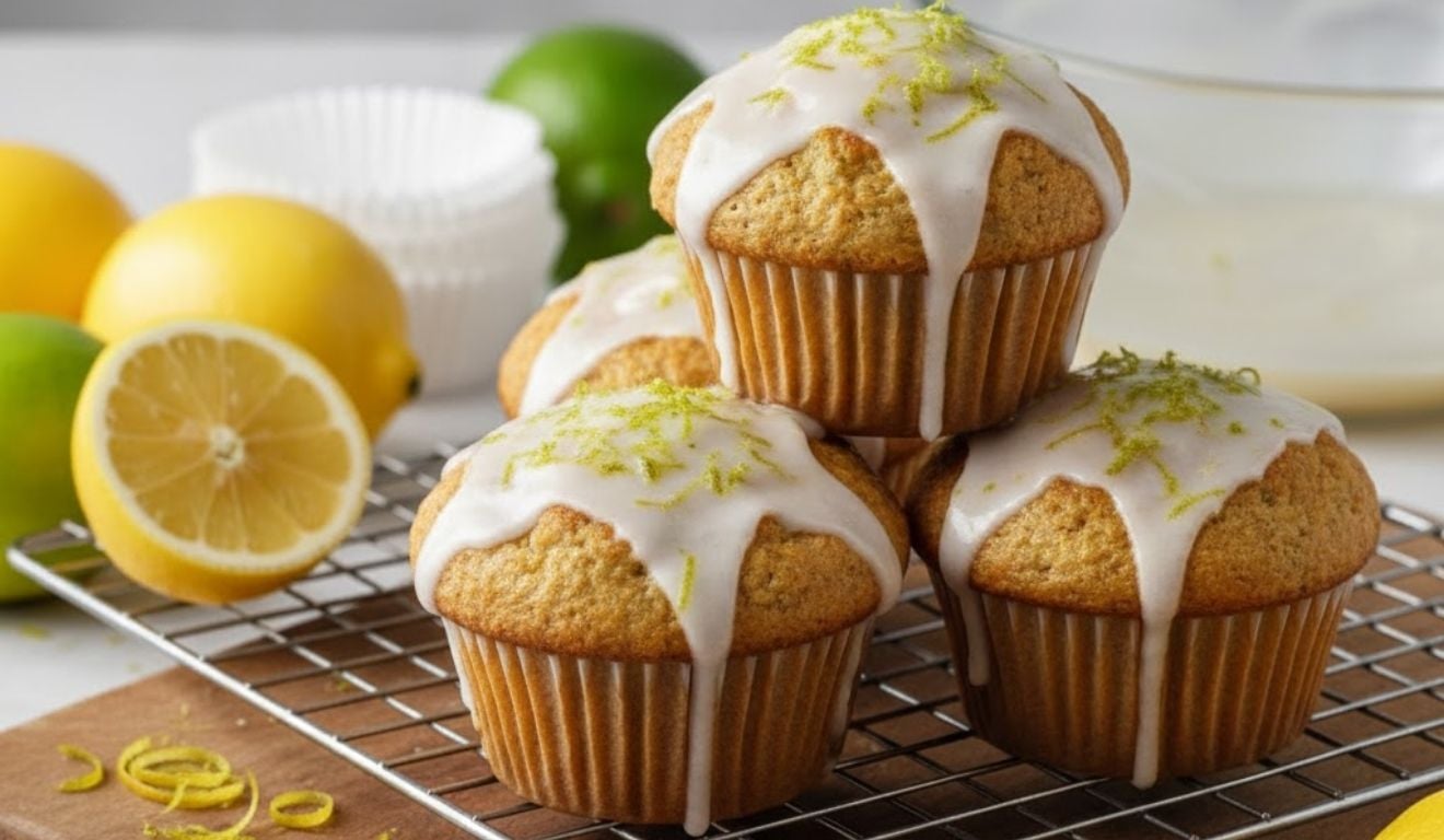 Bolinhos de limão saudáveis em poucos minutos