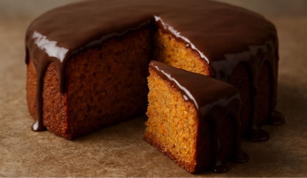 Receita rápida de bolo de cenoura no liquidificador sem glúten e sem lactose