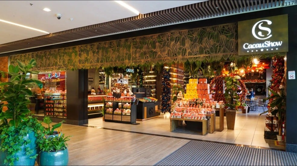 A super store da Cacau Show promete colocar a marca na briga com outros gigantes de chocolates gourmet. Crédito: Divulgação