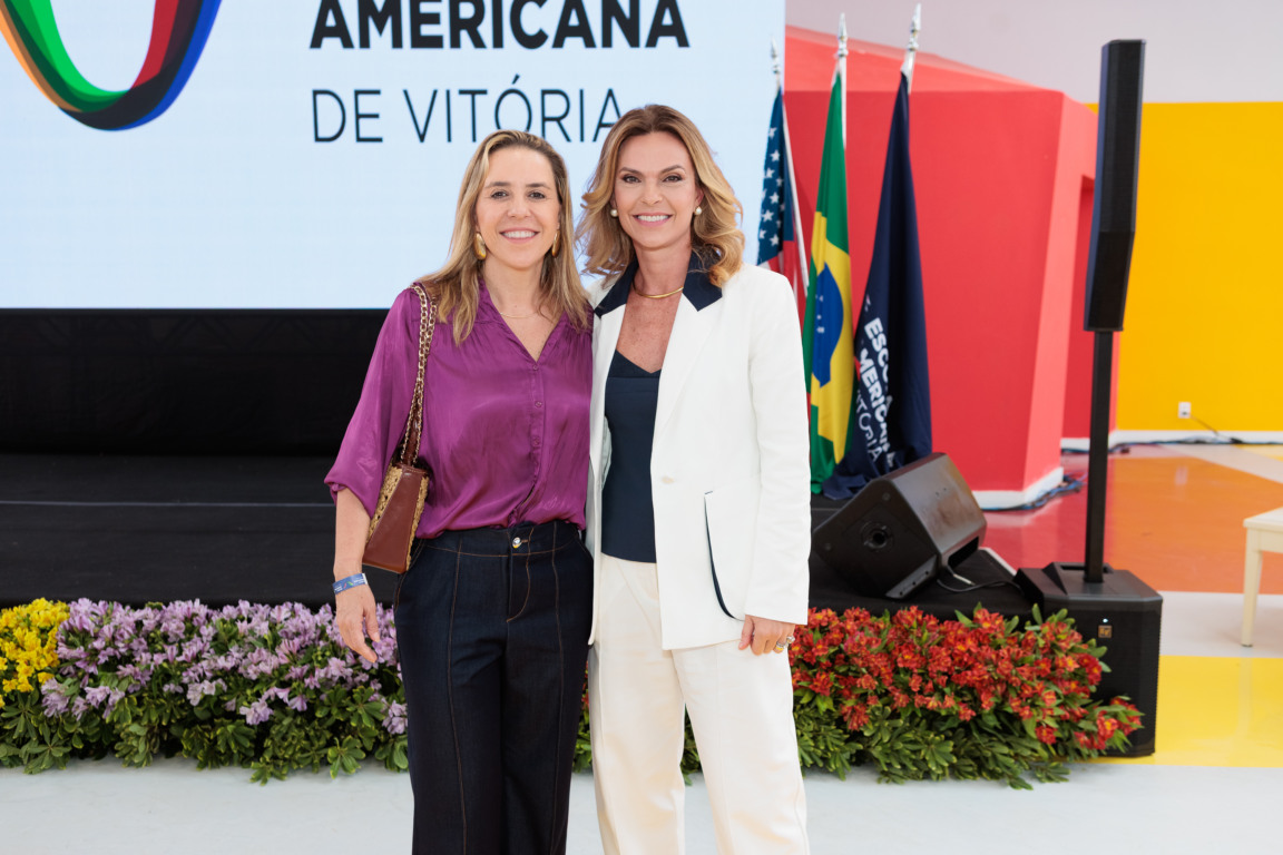 Com governador, prefeito e empresários, Mariana Buaiz e Americo Buaiz Filho inauguram mega sede da Escola Americana de Vitória (Foto: Everton Nunes)