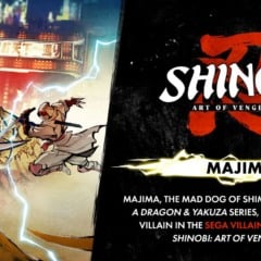 Goro Majima chega a SHINOBI: Art of Vengeance