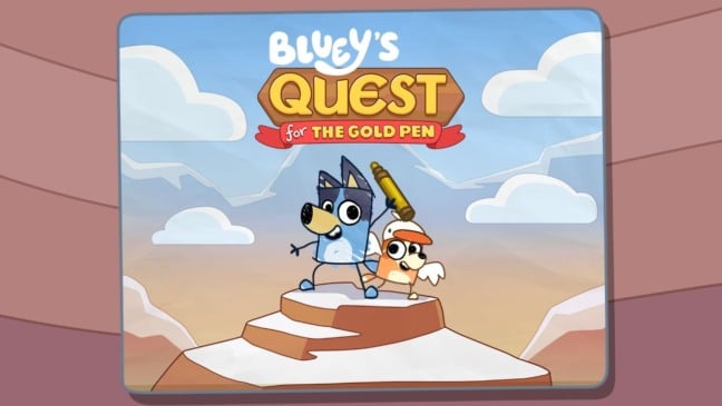 Halfbrick Studios e BBC Studios lançarão "Bluey's Quest for the Gold Pen"
