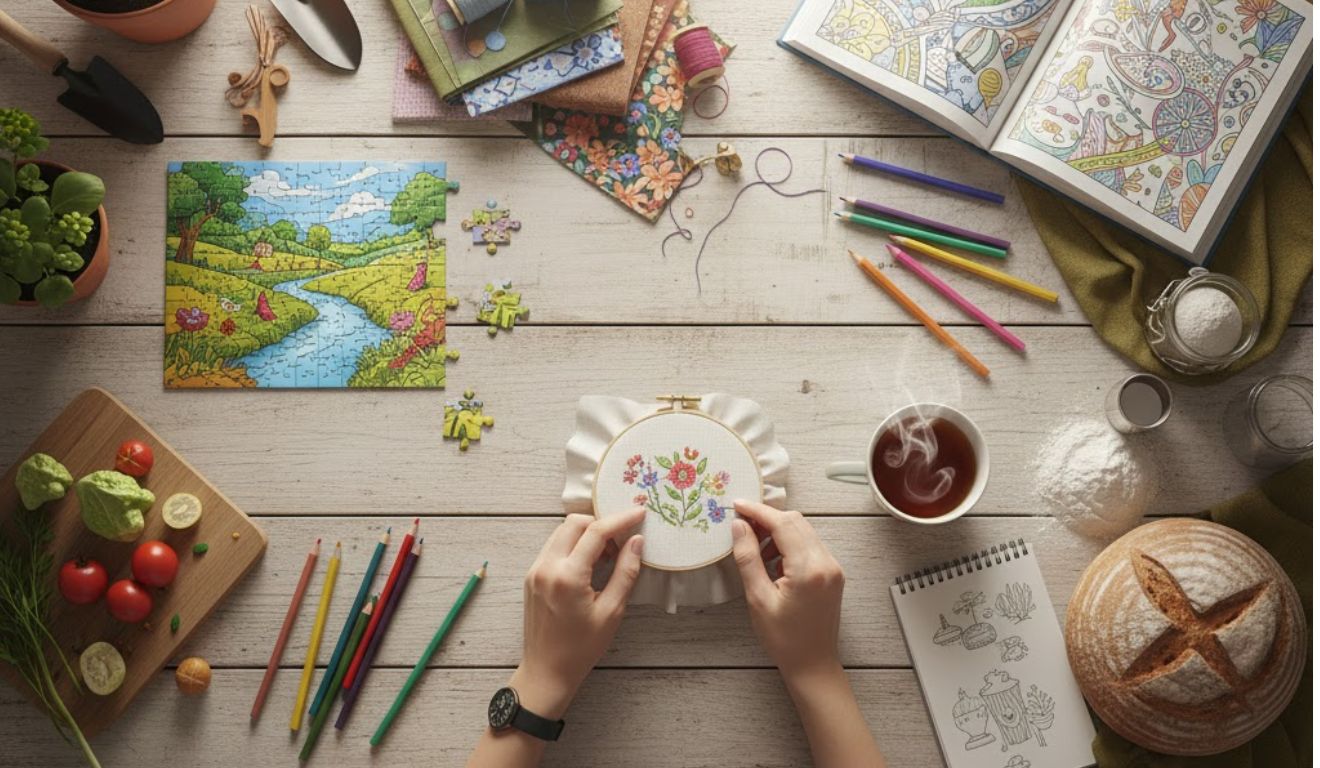 10 hobbies relaxantes para aliviar o estresse em casa