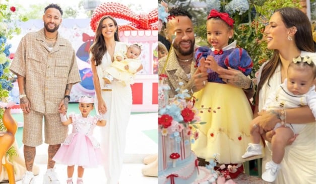 Festa de aniversário de Mavie teve como tema princesas da Disney (Foto: Reprodução/Instagram/@neymarjr)