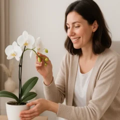 orquídeas na decoração