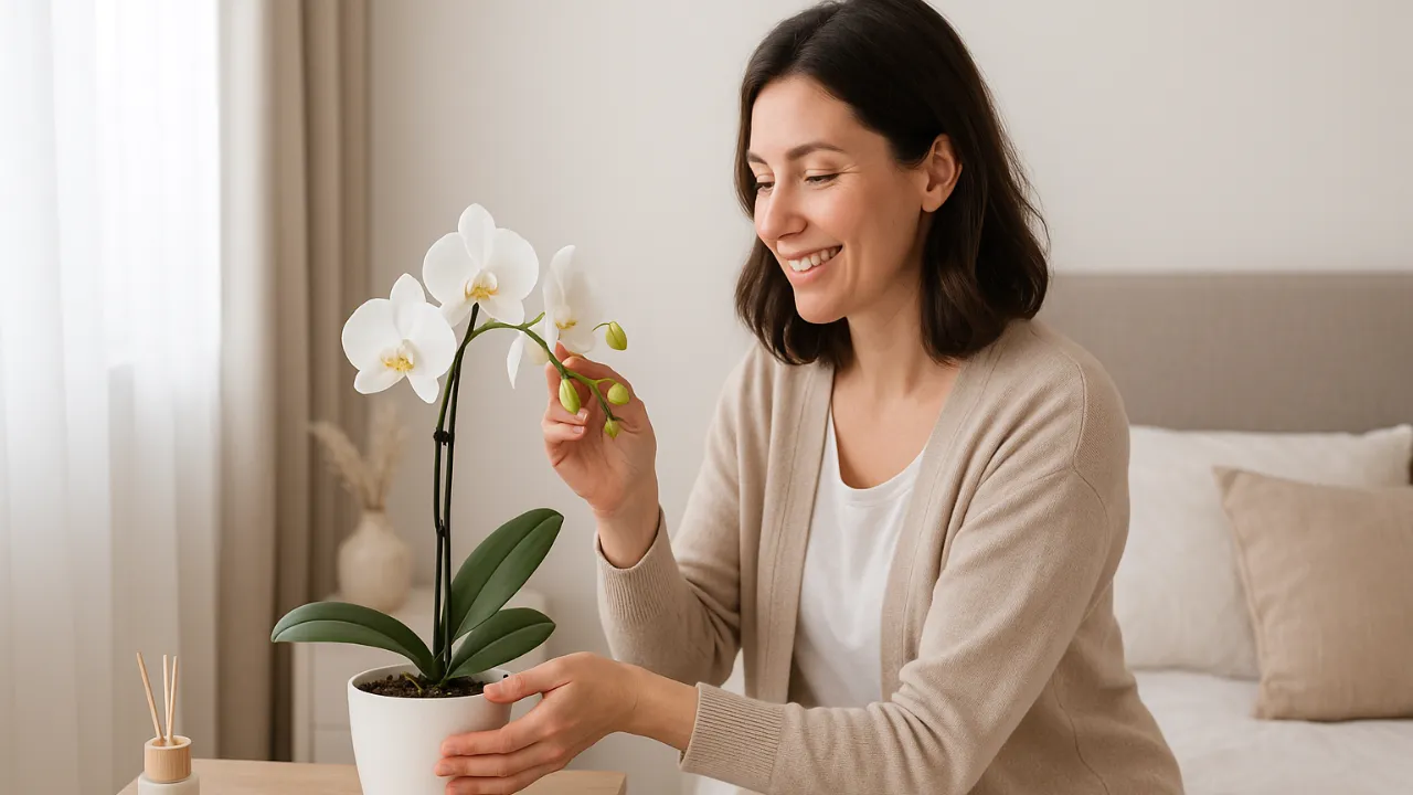 orquídeas na decoração