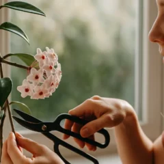 podar a flor-de-cera antes do tempo pode comprometer todo o crescimento