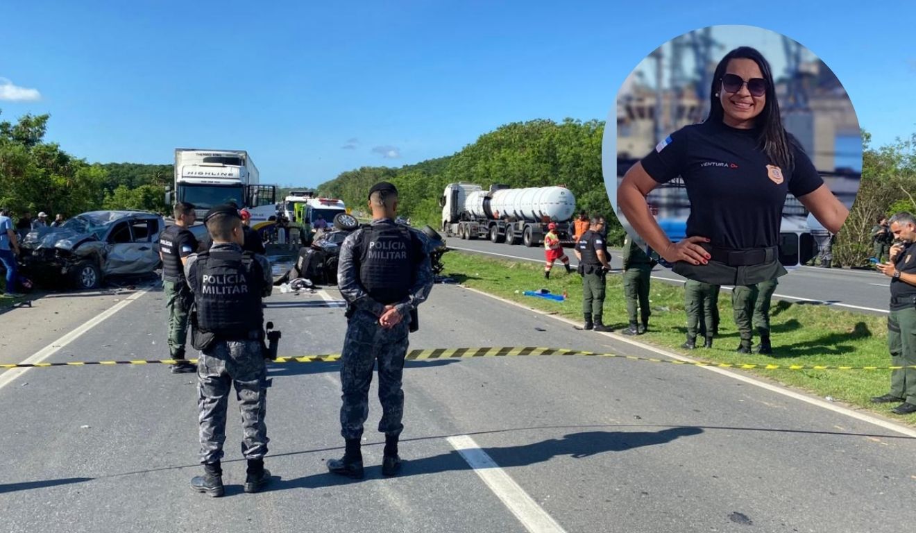 policial penal morreu em acidente na br-101